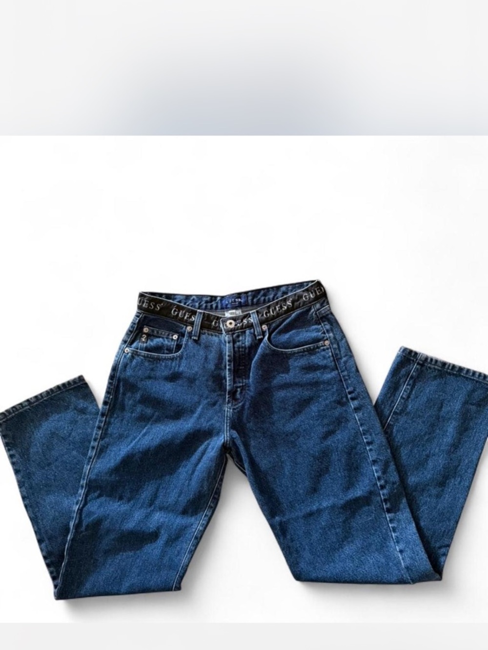 VTG Guess High-Rise Dark Blue Women's Jeans